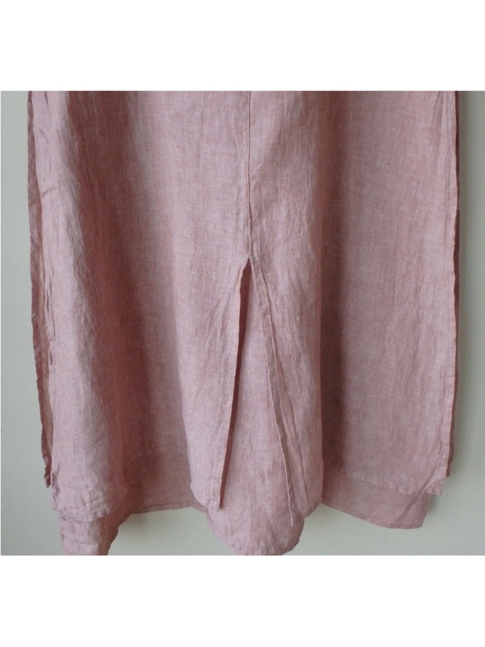 Flax Blush Pink Linen Dress SMALL - Picture 9 of 13